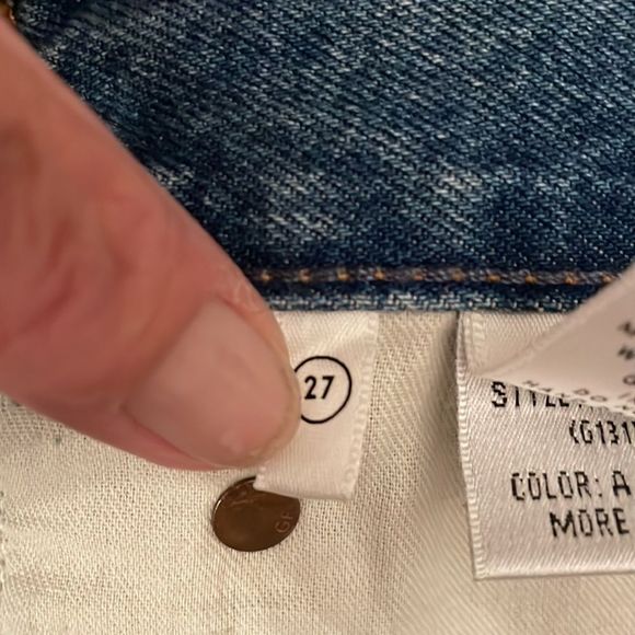 GRLFND KARONINA NWOT SIZE 27 HIGHRISE STRAIGHT DISTRESSED REVOLVE 228.00 - Picture 10 of 12